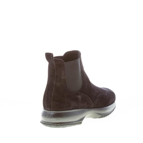 HOGAN donna stivaletto Interactive Chelsea in camoscio NERO - immagine 3