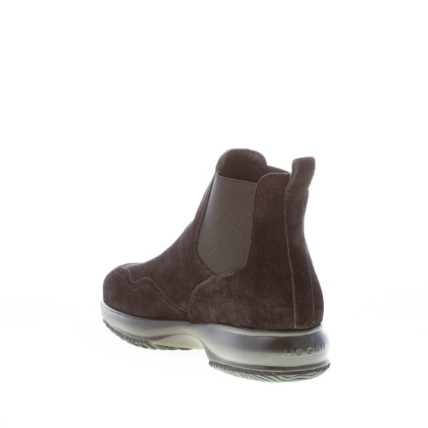 HOGAN donna stivaletto Interactive Chelsea in camoscio NERO - immagine 4