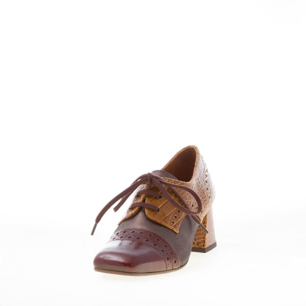 CHIE MIHARA donna scarpa francesina Vynya in pelle MULTICOLORE. Tacco 5 cm - immagine 2