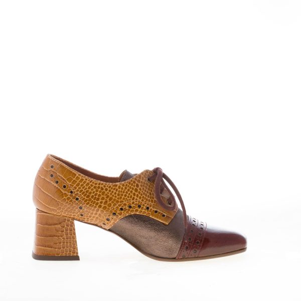 CHIE MIHARA donna scarpa francesina Vynya in pelle MULTICOLORE. Tacco 5 cm - immagine 5