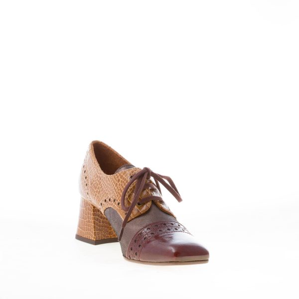 CHIE MIHARA donna scarpa francesina Vynya in pelle MULTICOLORE. Tacco 5 cm - immagine 6