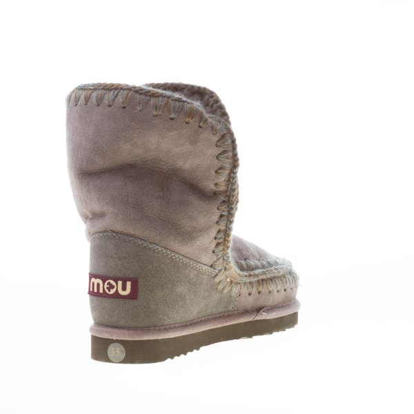 MOU donna stivaletto Eskimo Boot 24 in montone GRIGIO SCURO - immagine 4