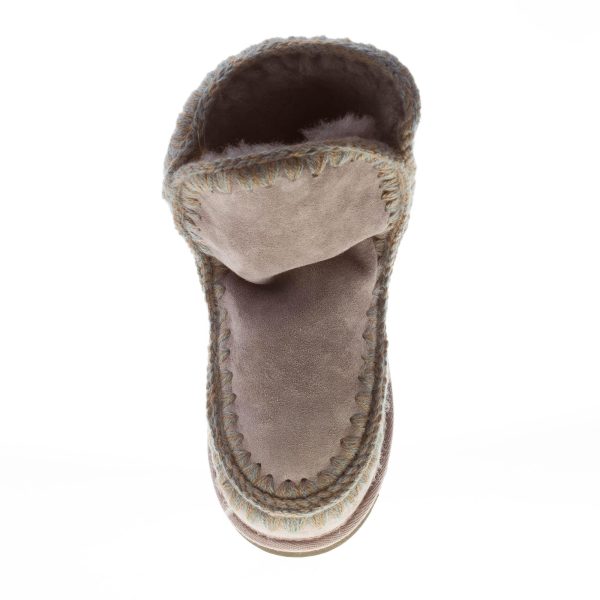 MOU donna stivaletto Eskimo Boot 24 in montone GRIGIO SCURO - immagine 7