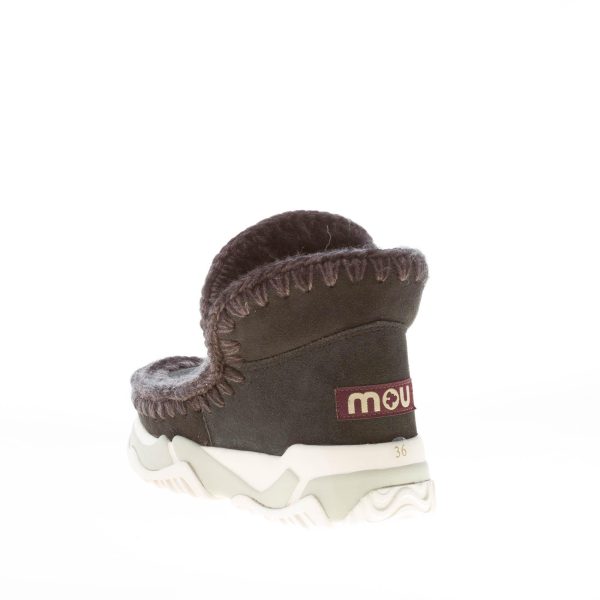 MOU donna stivaletto Eskimo Trainer in montone NERO - immagine 3