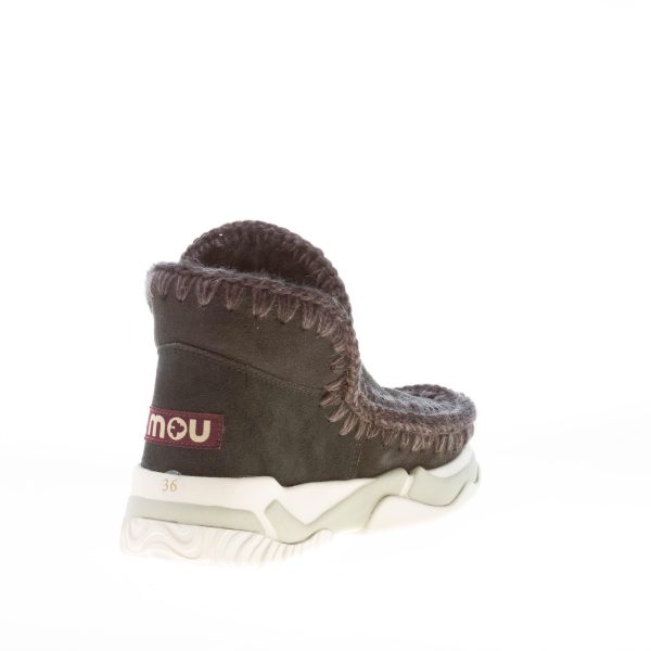 MOU donna stivaletto Eskimo Trainer in montone NERO - immagine 4