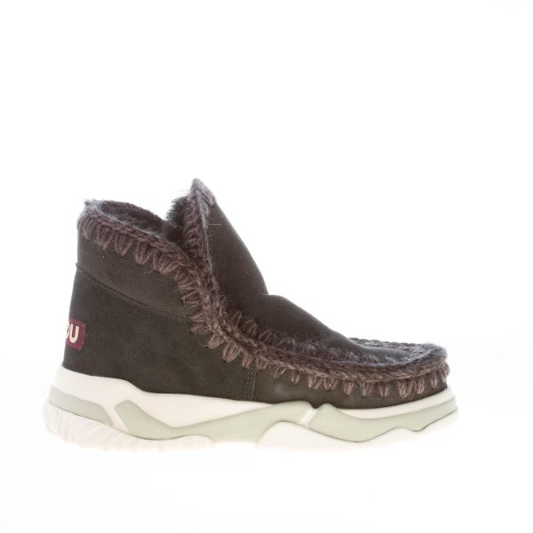 MOU donna stivaletto Eskimo Trainer in montone NERO - immagine 5