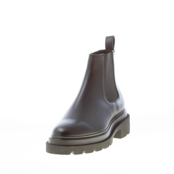 SANTONI donna stivaletto Chelsea in pelle NERO. Tacco 3,5 cm - immagine 2