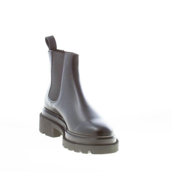 SANTONI donna stivaletto Chelsea in pelle NERO. Tacco 3,5 cm - immagine 6