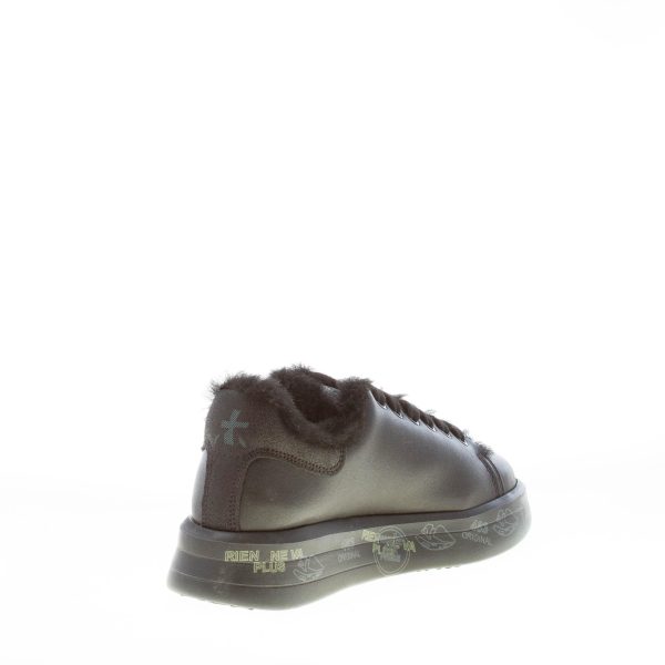 PREMIATA donna sneaker BELLE 5074M in pelle NERO con fodera in eco-pelliccia - immagine 4