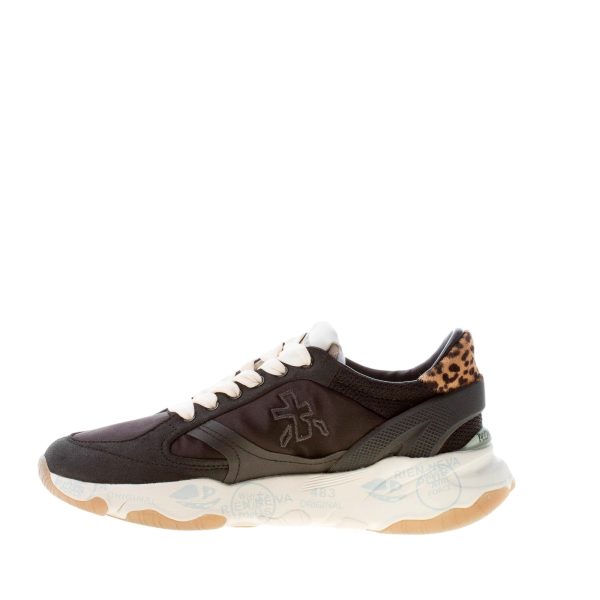 PREMIATA donna sneaker BUFFLY 6541 in tessuto tecnico NERO più maculato