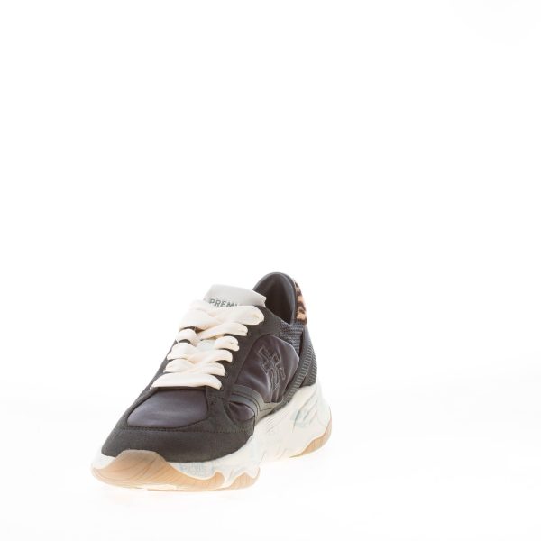 PREMIATA donna sneaker BUFFLY 6541 in tessuto tecnico NERO più maculato - immagine 2
