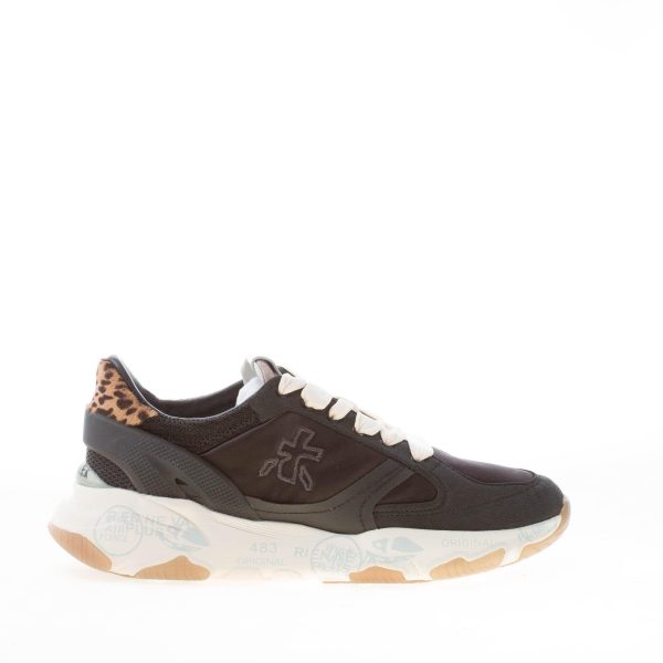 PREMIATA donna sneaker BUFFLY 6541 in tessuto tecnico NERO più maculato - immagine 5