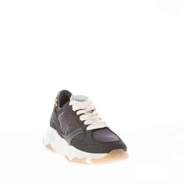 PREMIATA donna sneaker BUFFLY 6541 in tessuto tecnico NERO più maculato - immagine 6