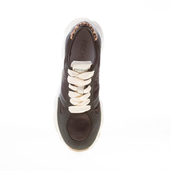 PREMIATA donna sneaker BUFFLY 6541 in tessuto tecnico NERO più maculato - immagine 7