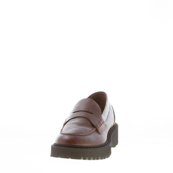 HOGAN donna mocassino H543 in pelle MARRONE con mascherina - immagine 2