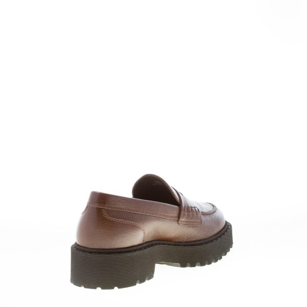 HOGAN donna mocassino H543 in pelle MARRONE con mascherina - immagine 4