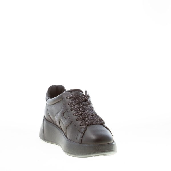 HOGAN donna sneaker Rebel H562 in nappa NERO - immagine 6