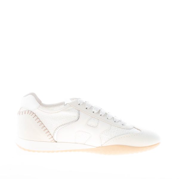 HOGAN donna sneaker Olympia Z in nabuk e tessuto bouclè GHIACCIO - immagine 5