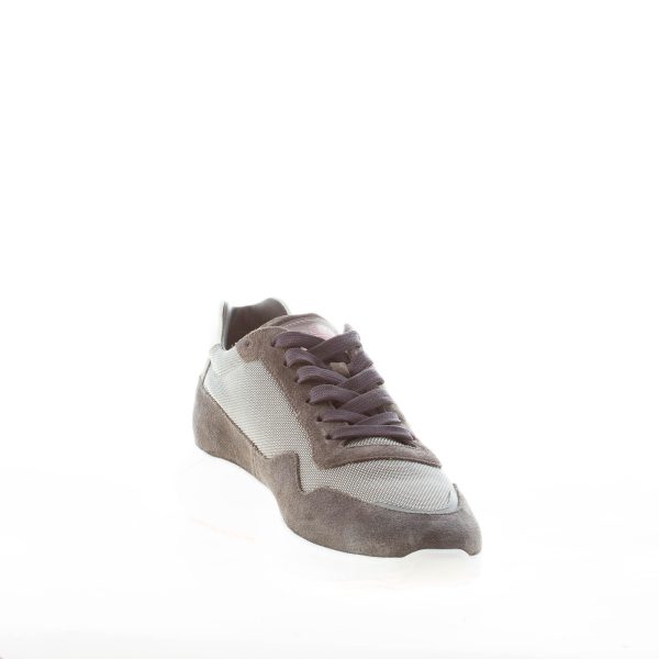 HOGAN uomo Interactive Cube sneaker in camoscio e tessuto tecnico VERDE FANGO più bianco - immagine 6