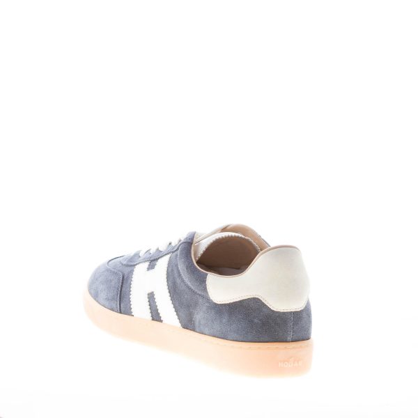 HOGAN uomo sneaker Cool in camoscio BLU NAVY più panna - immagine 3