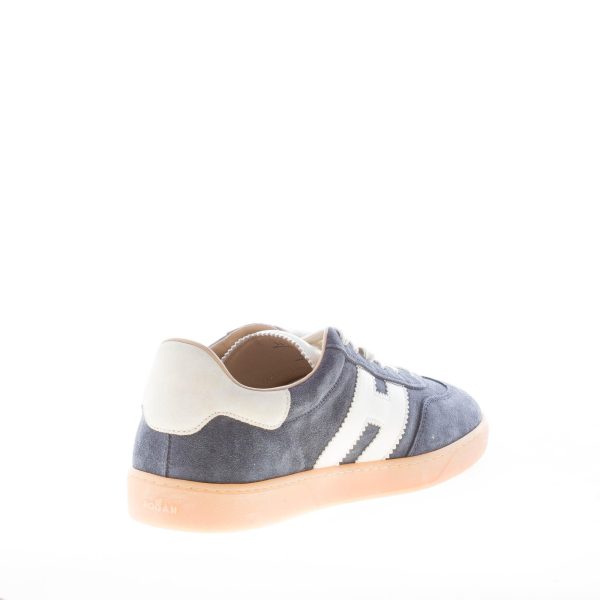 HOGAN uomo sneaker Cool in camoscio BLU NAVY più panna - immagine 4