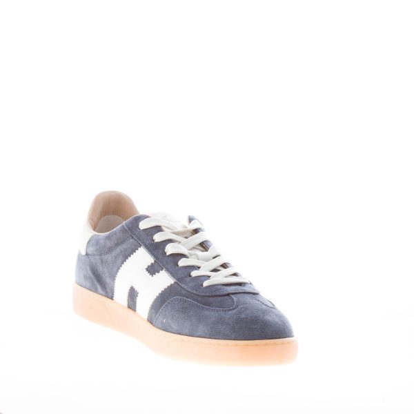 HOGAN uomo sneaker Cool in camoscio BLU NAVY più panna - immagine 6