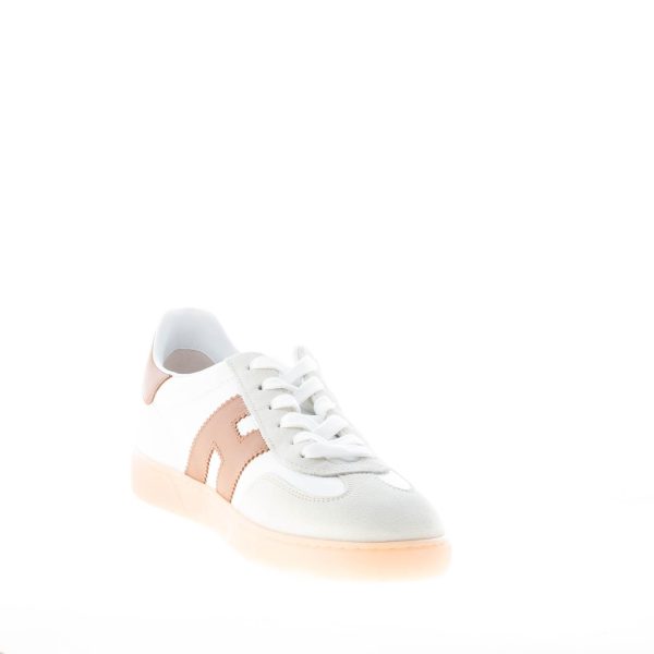 HOGAN uomo sneaker Cool in pelle BIANCO più CUOIO - immagine 6