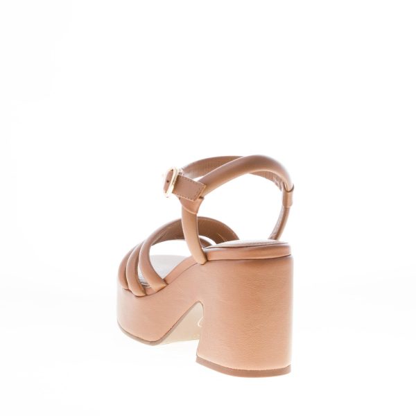 ASH donna sandalo Onyx in nappa MARRONE con platform. Tacco 9 cm - immagine 3