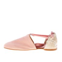 CASTANER donna scarpa espadrillas piatta Gala in tessuto ROSA con laccio