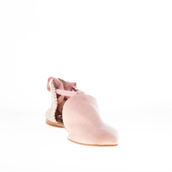 CASTANER donna scarpa espadrillas piatta Gala in tessuto ROSA con laccio - immagine 6