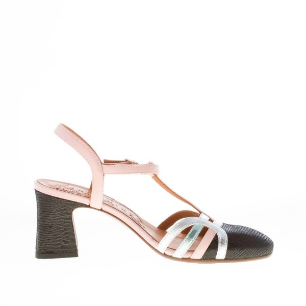 CHIE MIHARA donna scarpa slingback Fendy in pelle MULTICOLORE. Tacco 7 cm - immagine 5