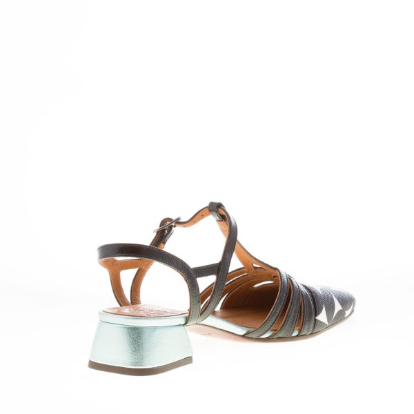 CHIE MIHARA donna scarpa slingback Hesali in pelle verniciata NERO. Tacco 3 cm - immagine 4