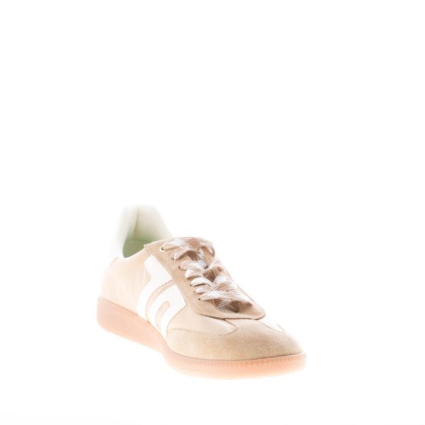 BACK 70 uomo sneaker Ghost 05 in tessuto e camoscio BEIGE più bianco - immagine 6