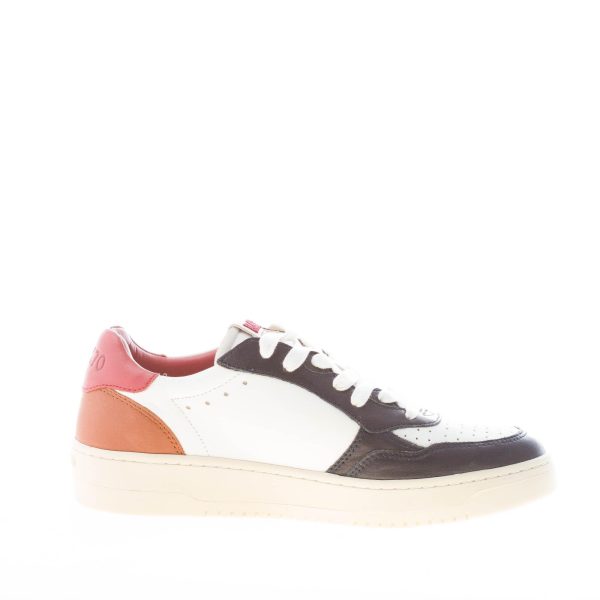 BACK 70 uomo sneaker Slam I V3 in pelle BIANCO più blu e papavero - immagine 5