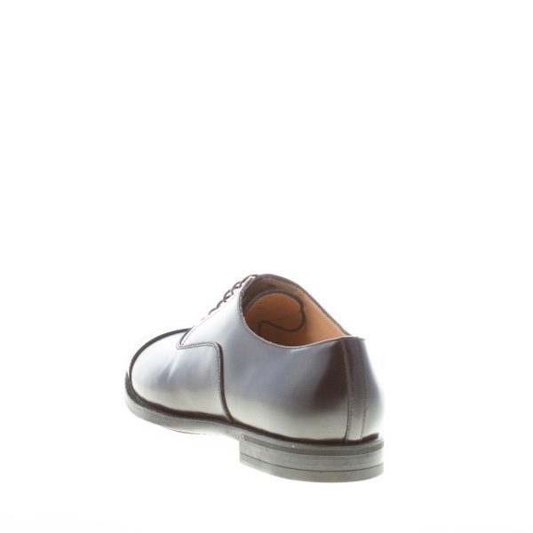 MILLE885 uomo scarpa francesina in pelle NERO con cucitura. Suola gomma - immagine 3