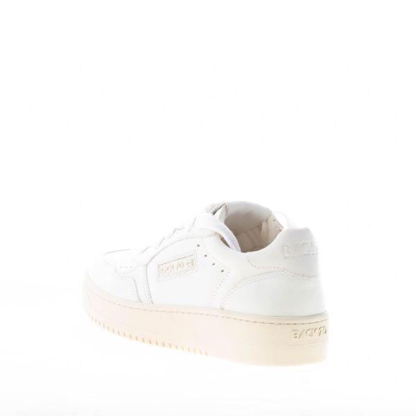 BACK 70 donna sneaker Slam B 11 in pelle BIANCO - immagine 3