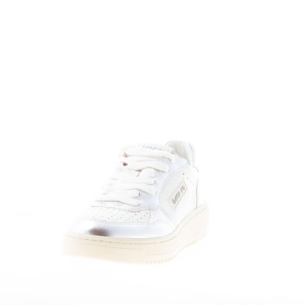 BACK 70 donna sneaker Slam K V11 in pelle BIANCO più ARGENTO - immagine 2