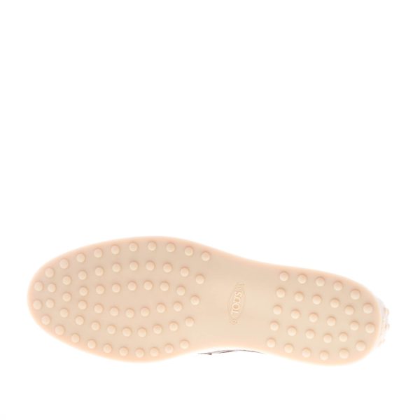 TOD'S uomo mocassino in camoscio BLU GALASSIA con mascherina e rafia. Suola in gomma - immagine 8