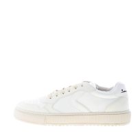 VOILE BLANCHE uomo sneaker Hybro 03 in pelle vegana BIANCO più CREMA