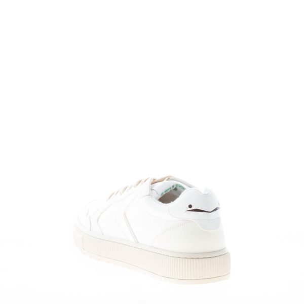 VOILE BLANCHE uomo sneaker Hybro 03 in pelle vegana BIANCO più CREMA - immagine 3