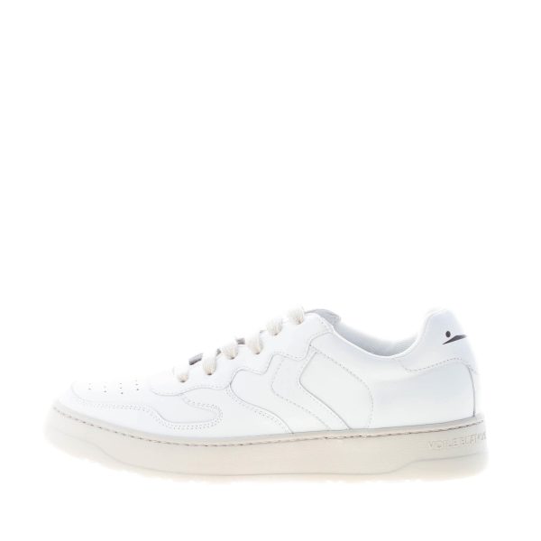 VOILE BLANCHE uomo sneaker Layton 01 in pelle BIANCO