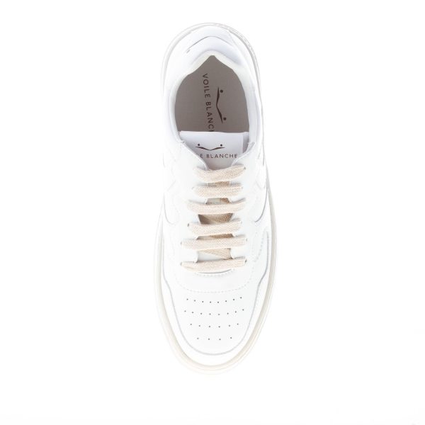VOILE BLANCHE uomo sneaker Layton 01 in pelle BIANCO - immagine 6