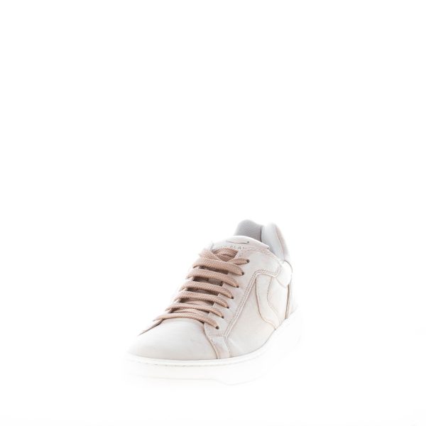 VOILE BLANCHE uomo sneaker Layton 100 in pelle BEIGE - immagine 2