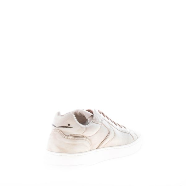 VOILE BLANCHE uomo sneaker Layton 100 in pelle BEIGE - immagine 4