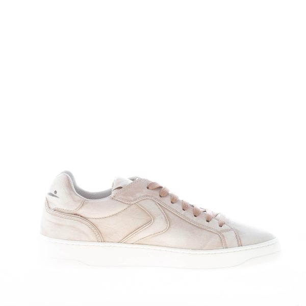 VOILE BLANCHE uomo sneaker Layton 100 in pelle BEIGE - immagine 5