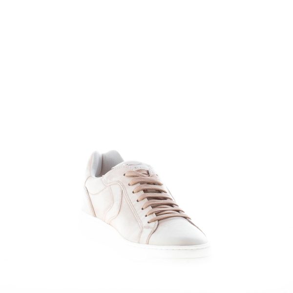 VOILE BLANCHE uomo sneaker Layton 100 in pelle BEIGE - immagine 6