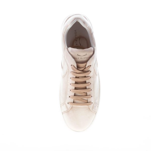 VOILE BLANCHE uomo sneaker Layton 100 in pelle BEIGE - immagine 7