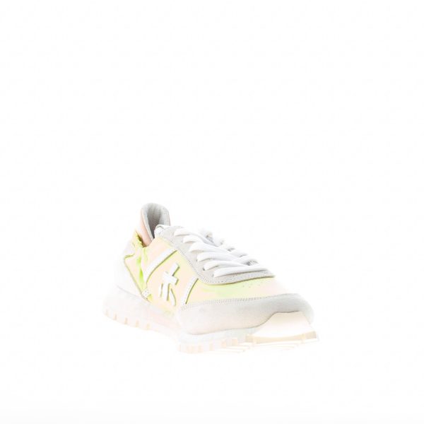 PREMIATA donna sneaker SEAND 6248 in tessuto GIALLO e camoscio BEIGE con elastico - immagine 6