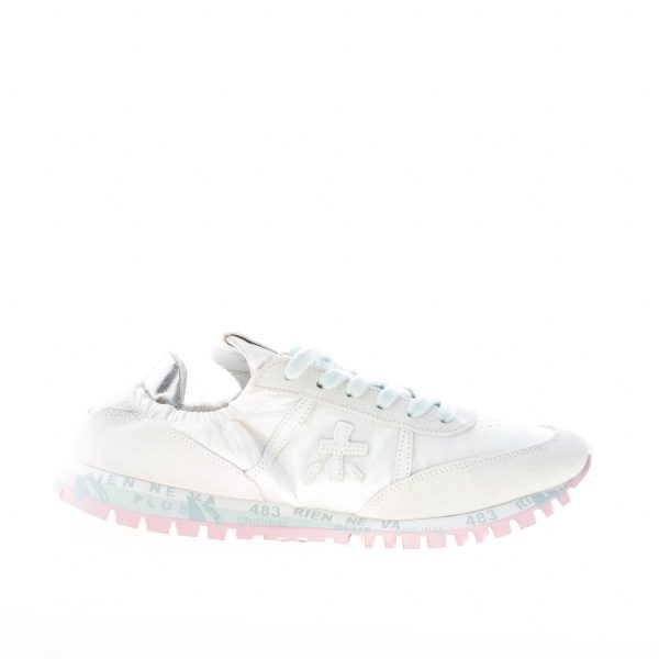 PREMIATA donna sneaker SEAND 6251 in tessuto e camoscio GHIACCIO con elastico - immagine 5
