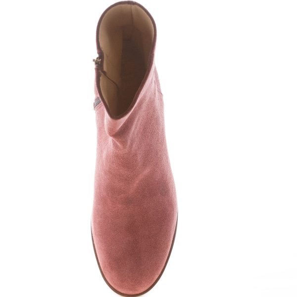 L'ARIANNA donna tronchetto in crosta VINACCIA con platform. Tacco 9 cm - immagine 6
